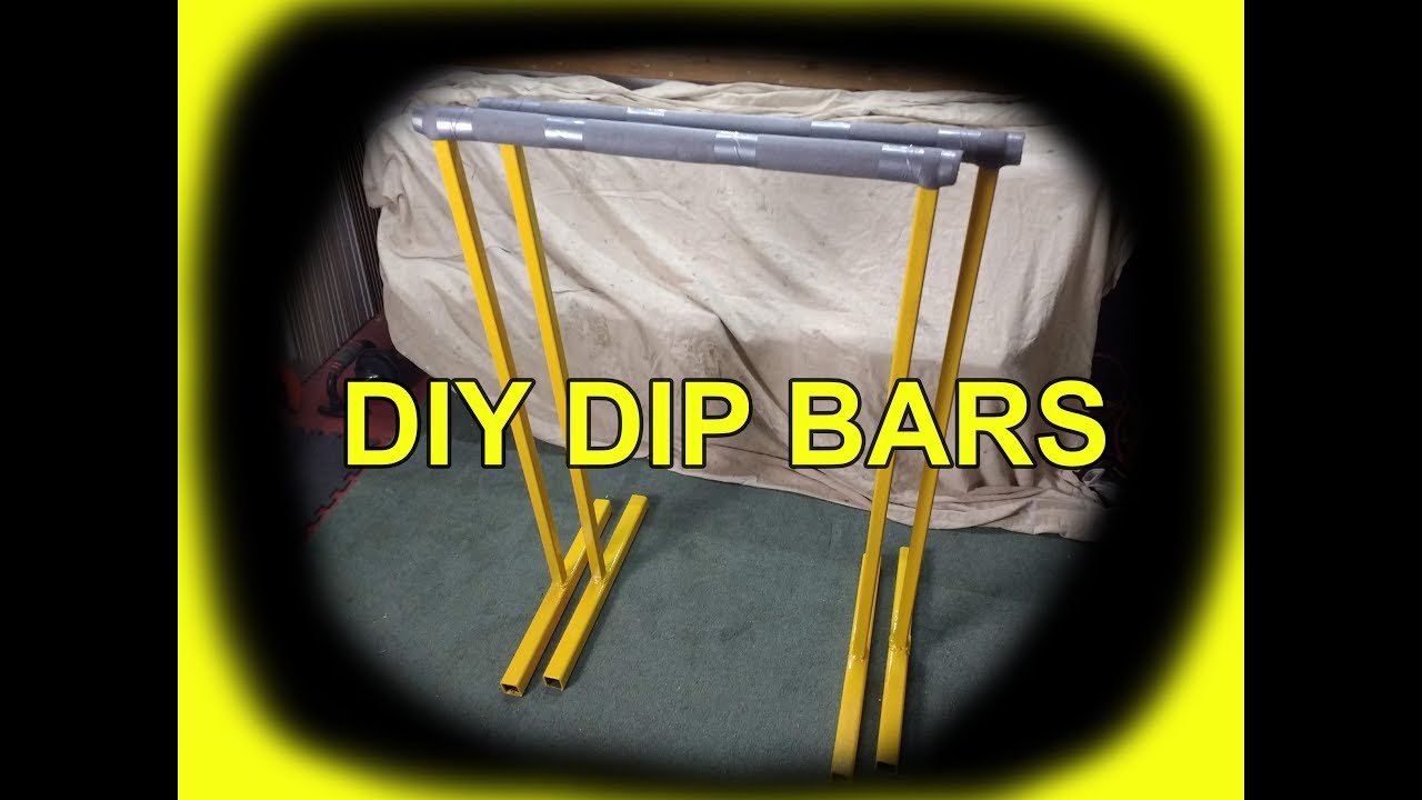 DIY Dip Bars Homemade Gym