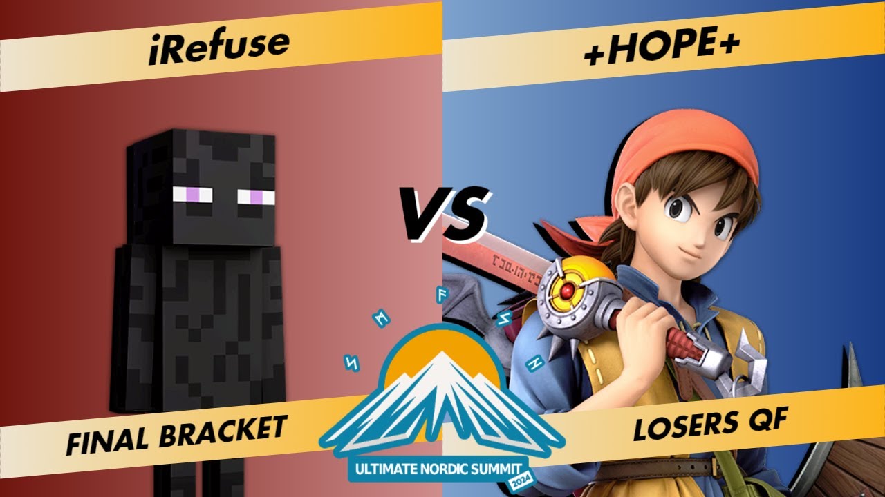 iRefuse (Steve) vs +HOPE+ (Dark Pit) - Winners SF - Ultimate Nordic Summit 2024