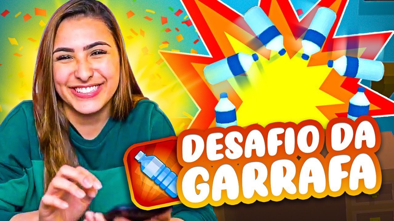 A VOLTA DO DESAFIO DA GARRAFA (BOTTLE FLIP 3D)