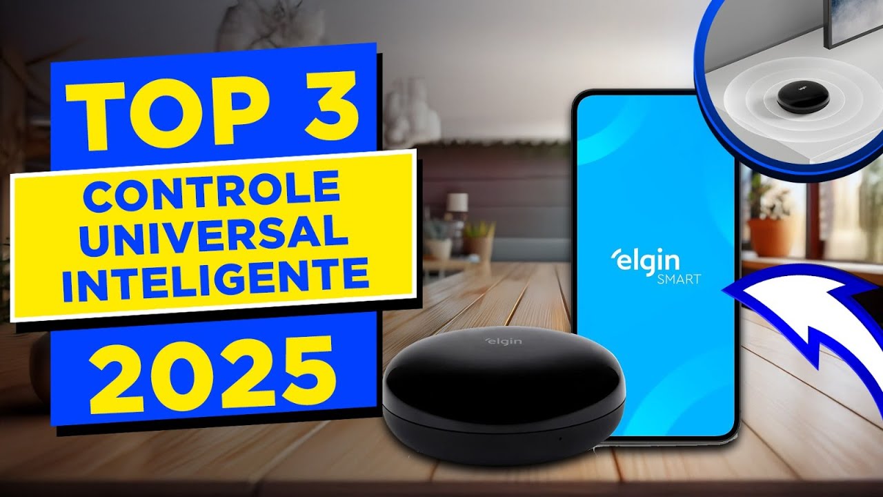 🏆TOP 3 Melhores CONTROLE UNIVERSAL INTELIGENTE em 2025