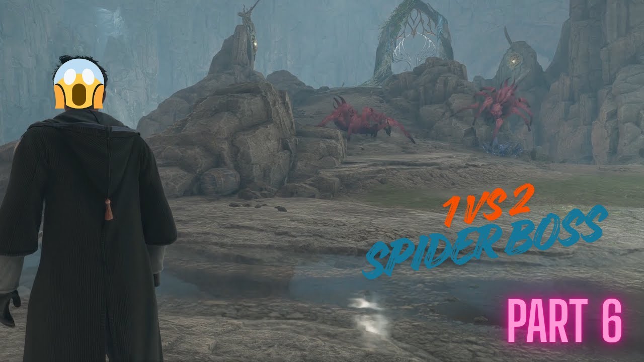 Hogwarts Legacy Part 6 Using Spider Boss Battle in The Dark Cave NO COMMENTARY