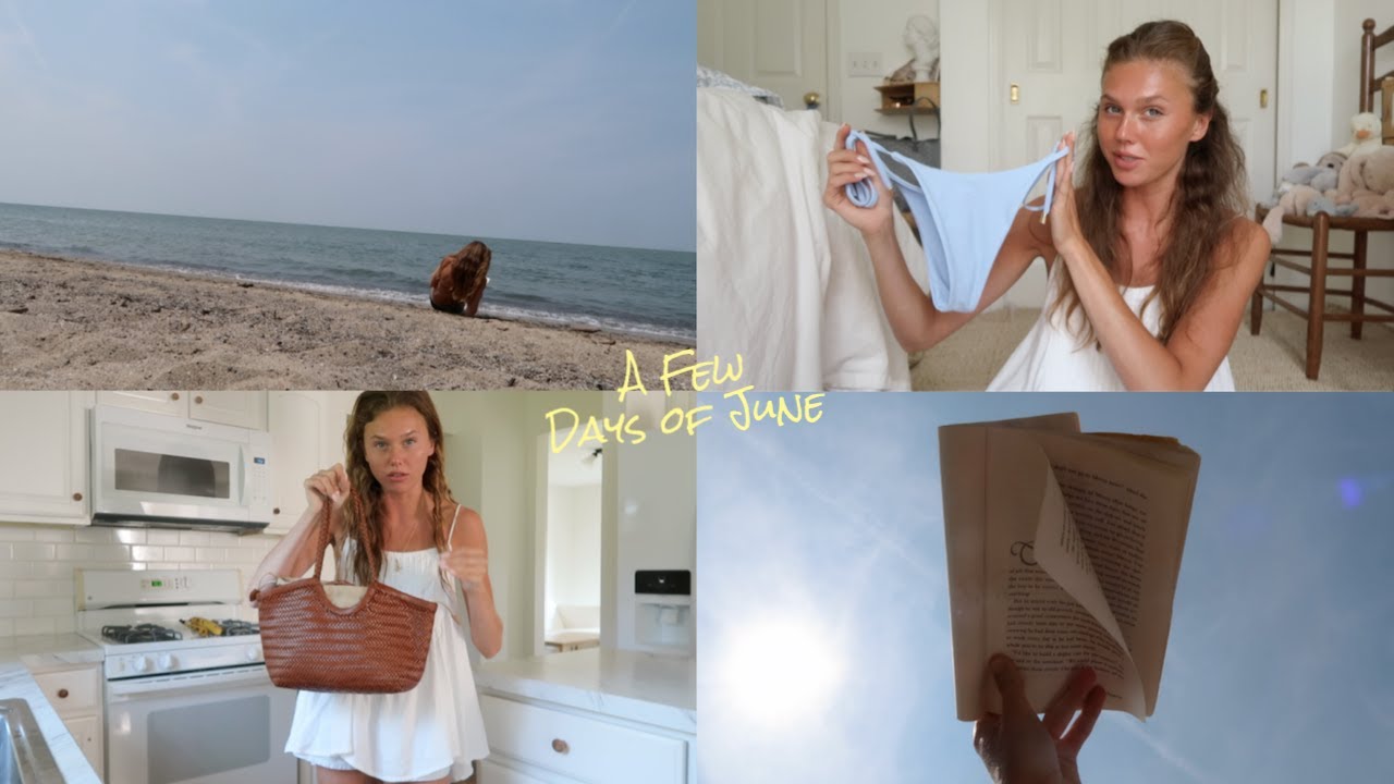 Summer vlog, Quince swimsuit haul, beach days, prepping for a wedding in Ireland, new bag