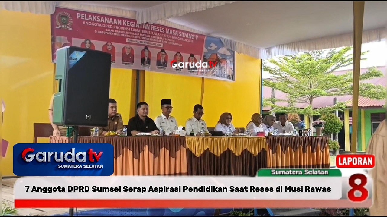 7 Anggota DPRD Sumsel Serap Anspirasi Pendidikan