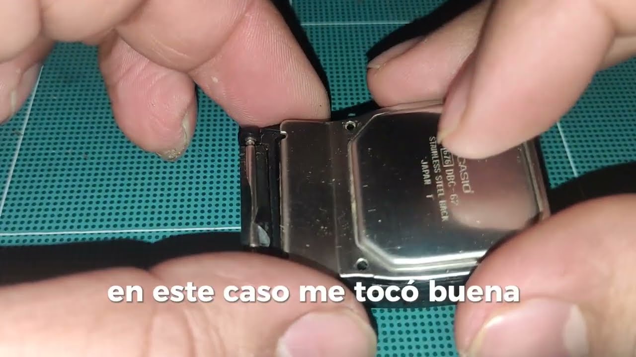 Cambio de batería CR1616 Casio DBC-62 coleccionista | Encontrado en la basura. Veamos si sirve