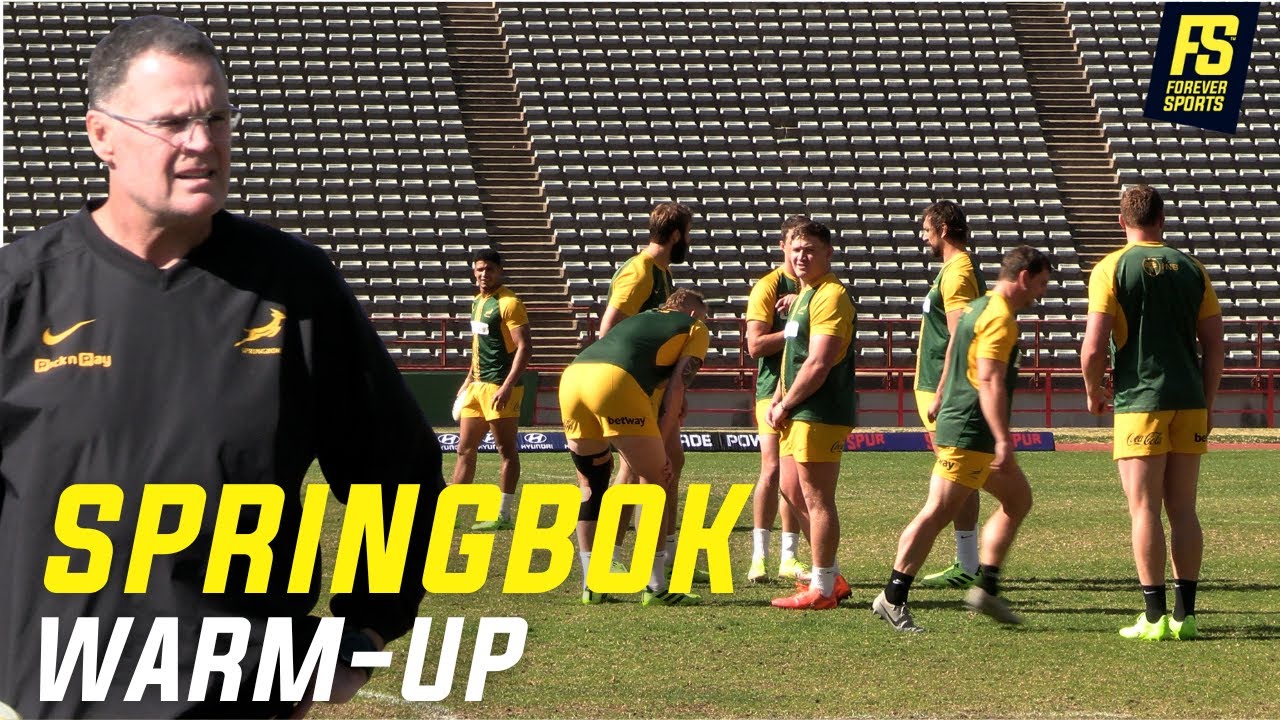 SPRINGBOKS Field Warm-up & Training ahead of Rugby Championship | Springbok Training 2025