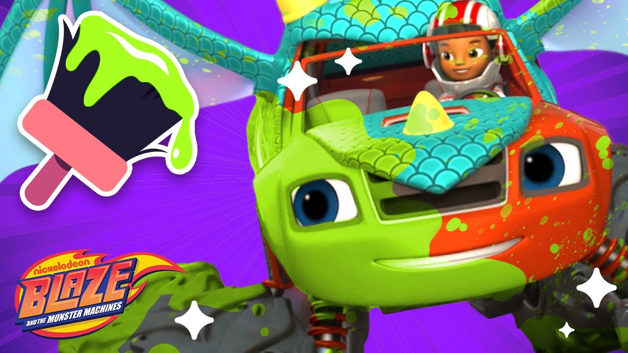 Makeover Machines #29 w/ Halloween Dragon Blaze! | Games for Kids | Blaze and the Monster Machines