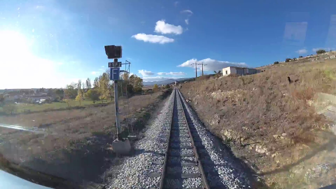 Cab Ride - RENFE (Antigua FEVE) Vado Cervera - Guardo (Línea De La Robla) en cabina. (4K)