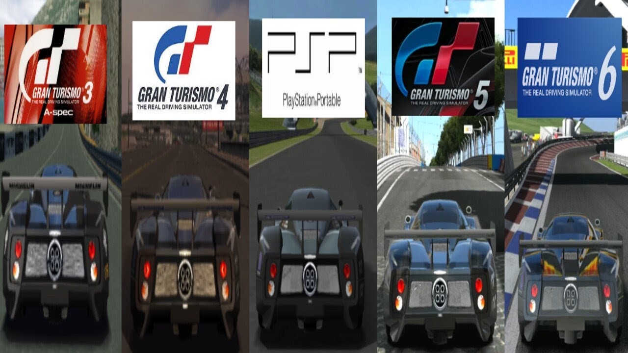 Evolution of the Pagani Zonda LM Race Car in Gran Turismo
