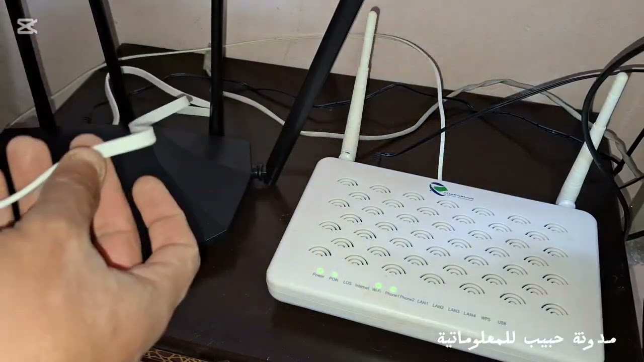كيفية تركيب راوتر مع مودايم wifi 6 tx2 pro الفا البصرية IDOOM Fibre  اتصالات الجزائر Algérie Télécom