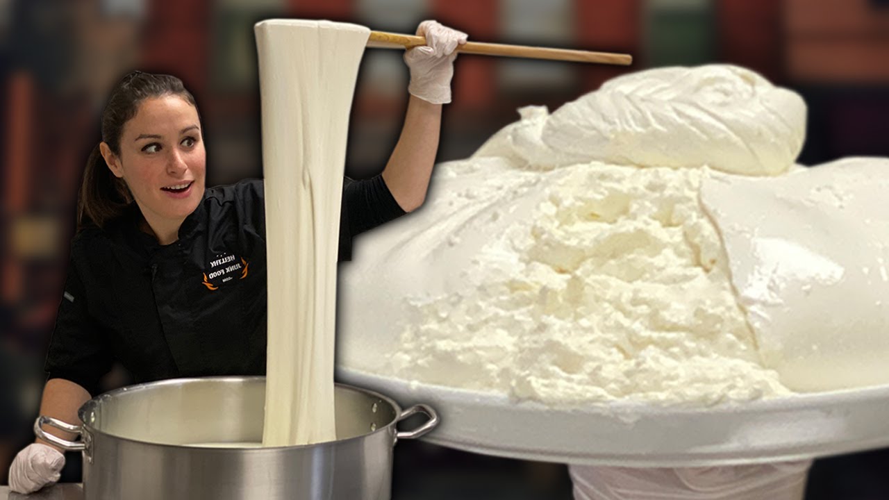 SAY CHEEEESE! 🧀 (DIY Mozzarella & Buratta)