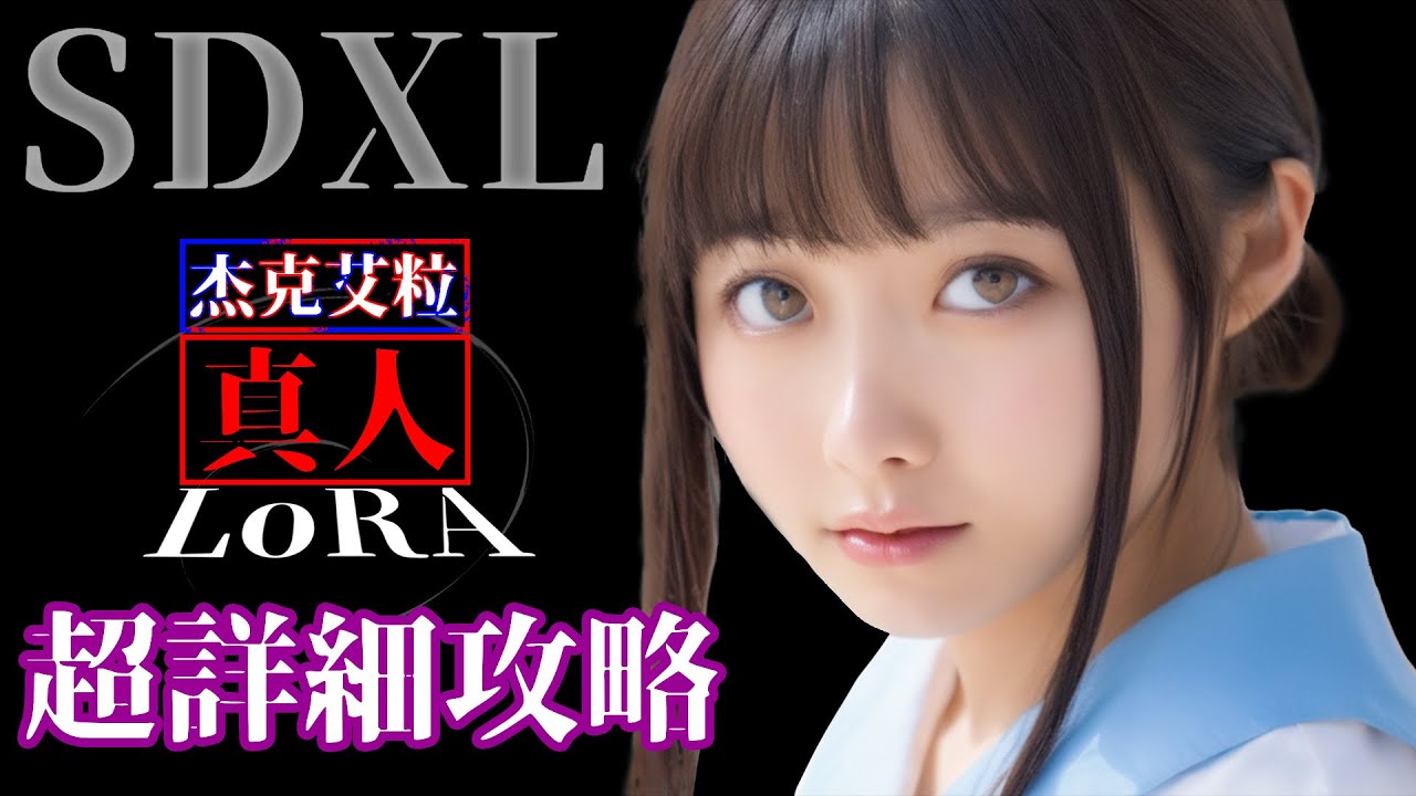 史上最詳盡SDXL真人LoRa訓練教學，素材挑選到最終模型判斷一次告訴你!!