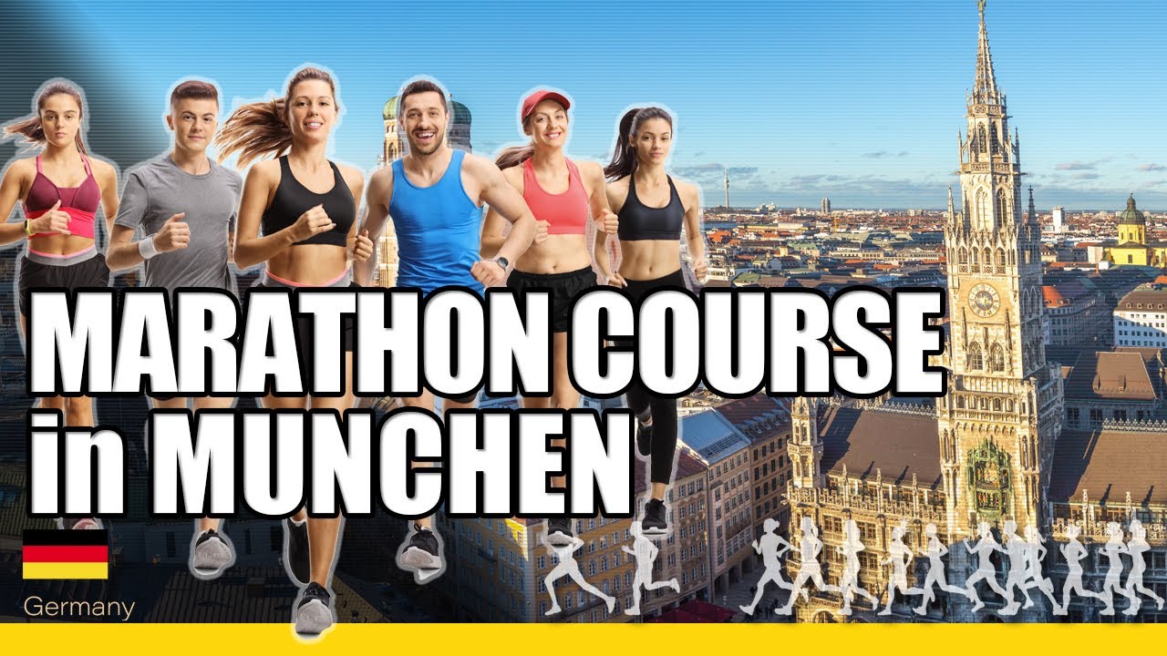 Marathon course at Munchen Marathon