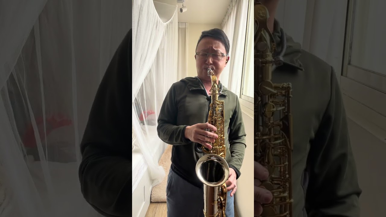 Autumn Leaves & Easy Solo Ballad Double Time Feel Style saxophone practice Jazz Standard  陳冠元 薩克斯風