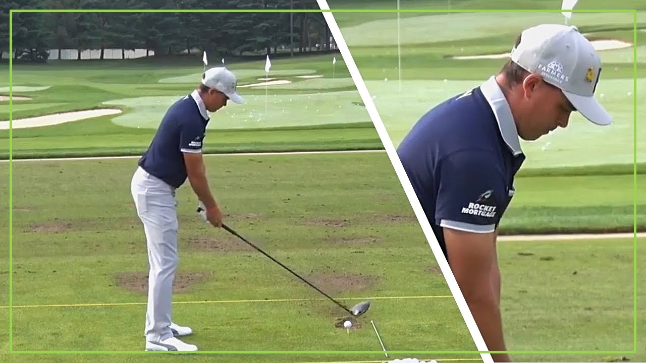 Watch Rickie Fowler Practice Range | Warm Up Swings