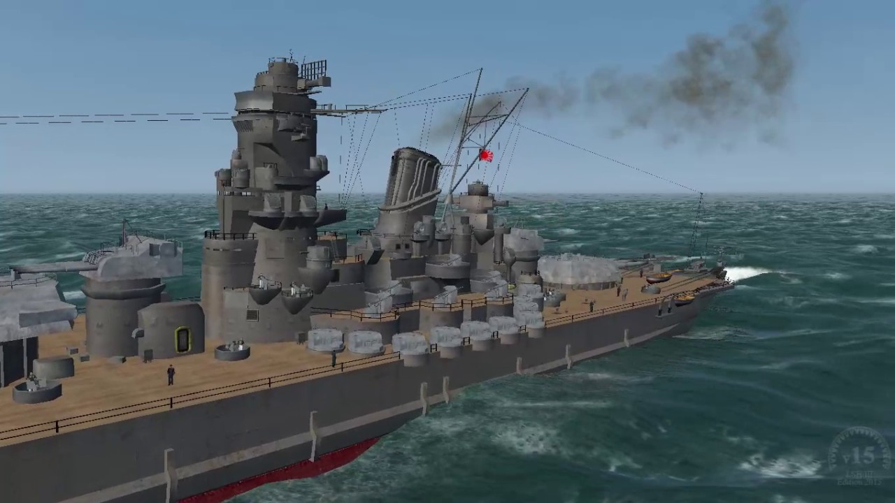 LSH3 USS Iowa Vs yamato and musashi