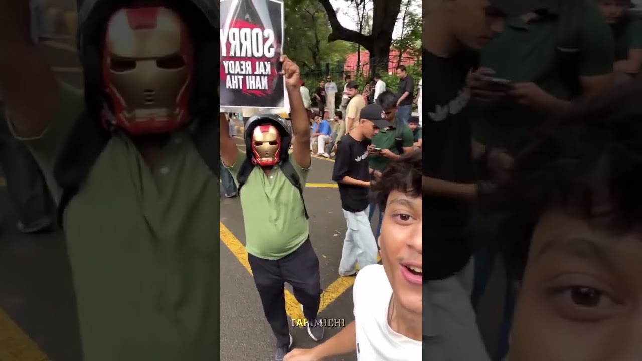 GenZ protest core 🤣 #trending #funny #viral #comedy #cjpprotest