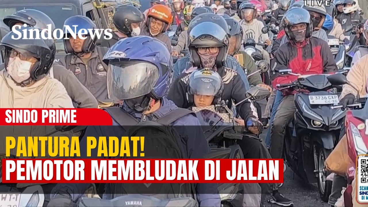 Pantura Arjawinangun Dipadati Pemudik, Pemotor Mendominasi | SINDO PRIME | 19/03