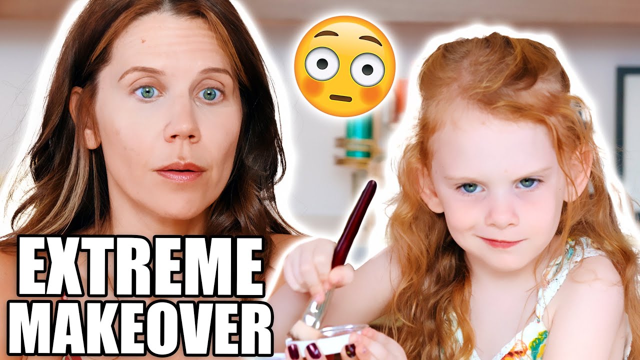 4 YEAR OLD ... Does My Makeup!