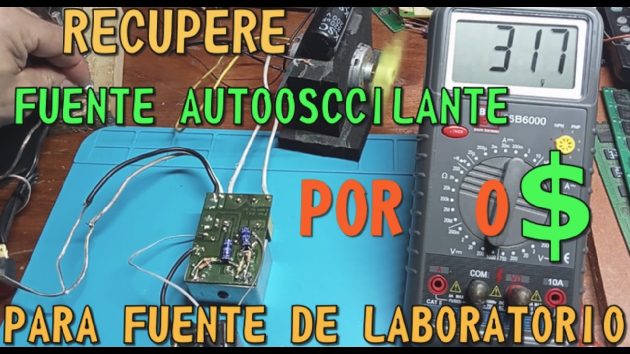 Recuperación De Fuente Autooscilante para fuente de laboratorio