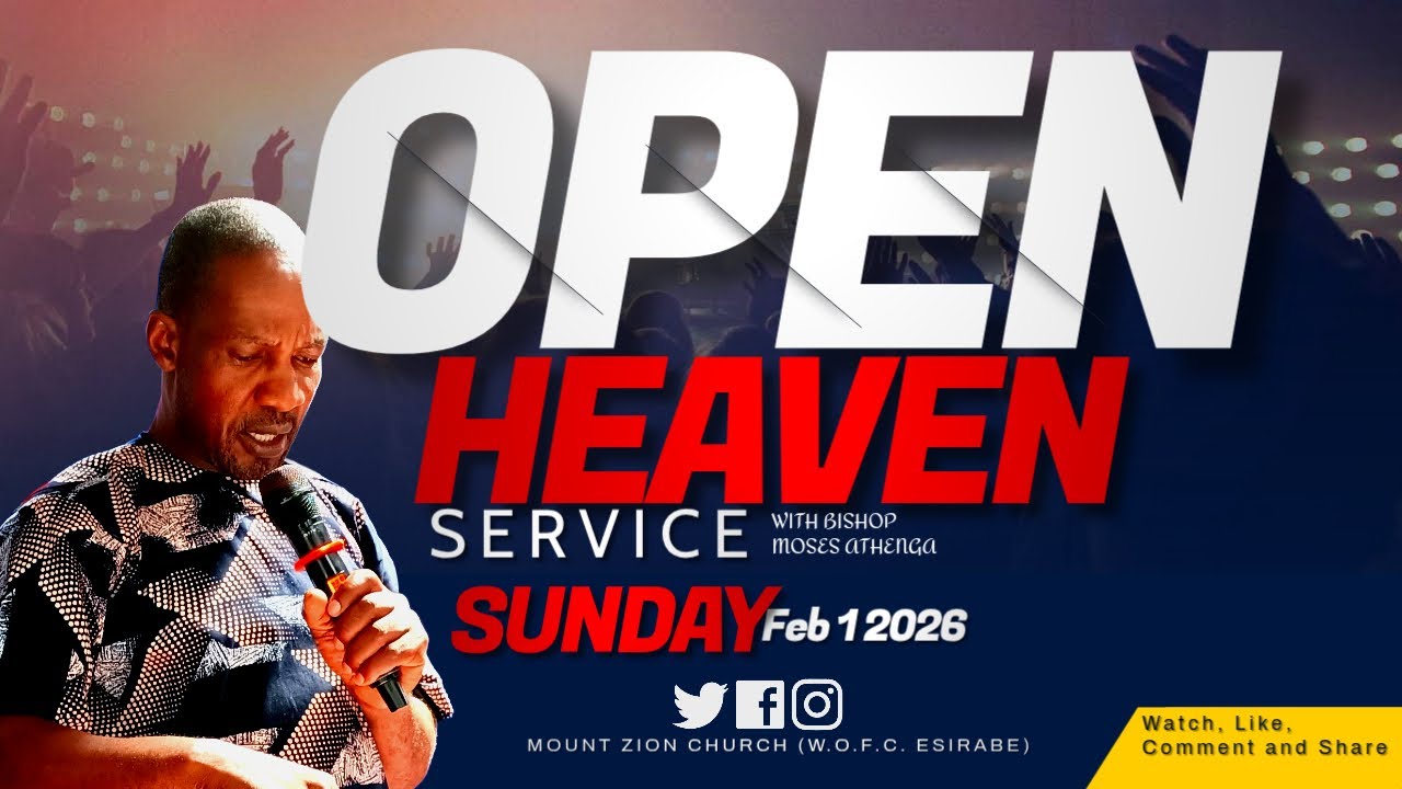 OPEN HEAVEN SERVICE WITH BISHOP MOSES ATHENGA || FEBRUARY 1 2026