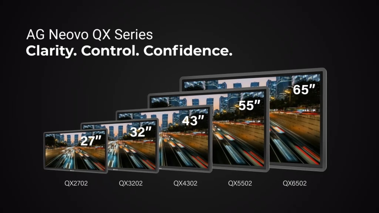 4K Multiview Monitor: 4 HDMI Inputs for Quad Screen Display | QX Series