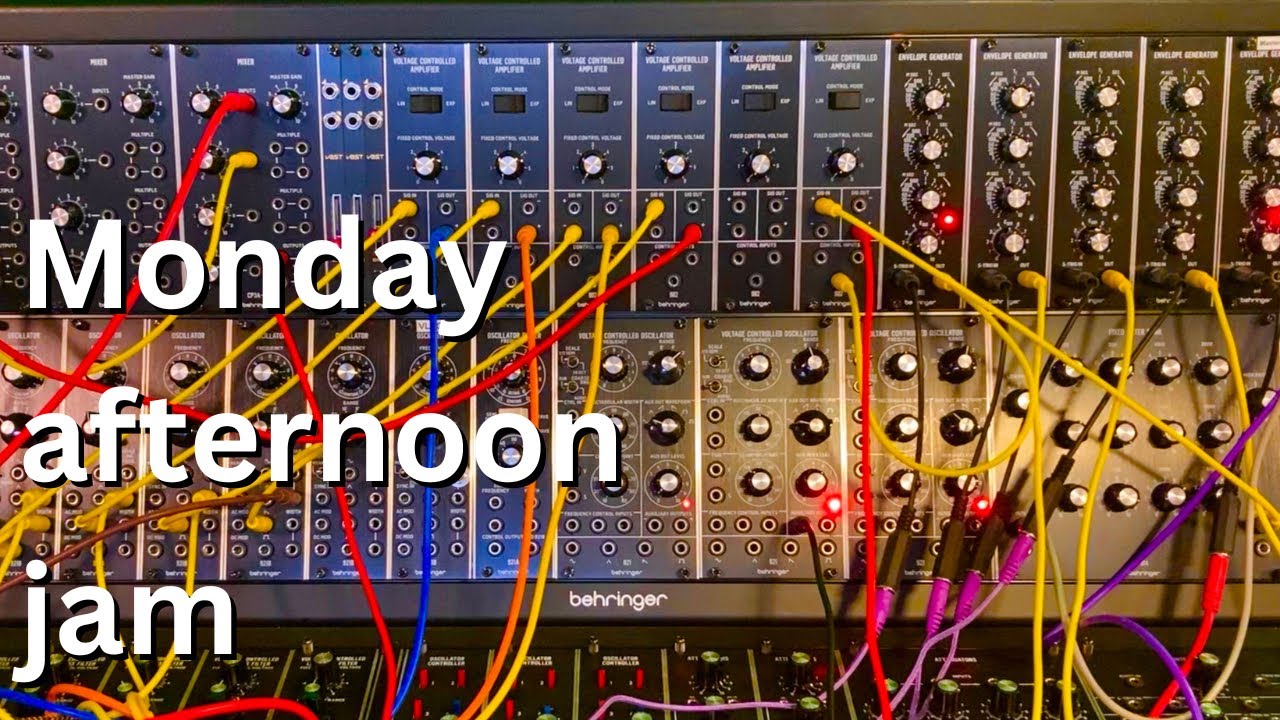 Behringer System 55 - Monday afternoon jam