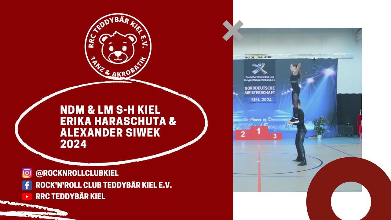 Erika Haraschuta & Alexander Siwek Endrunde AKRO B-Klasse - NDM & LM S-H Kiel 2024