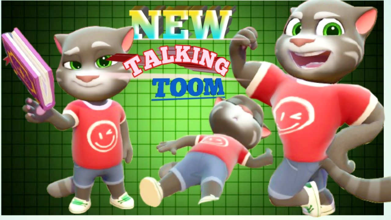 NEW talking toom cat's funny🐈😸😿 videos in new look me for 2025#talkingtom #cats #new #funny 