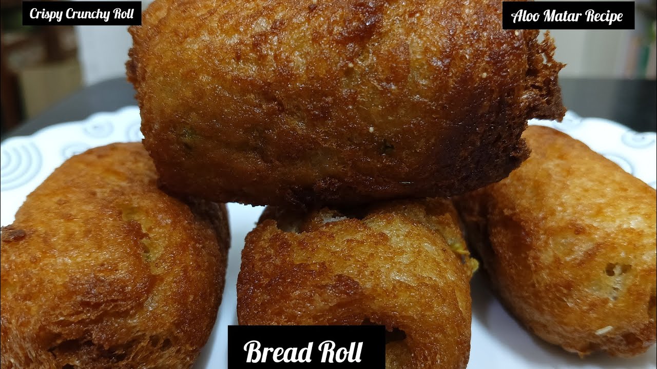 Bread Roll |Aloo Matar Roll / Crispy Crunchy And Tasty Roll | Easy Recipe 