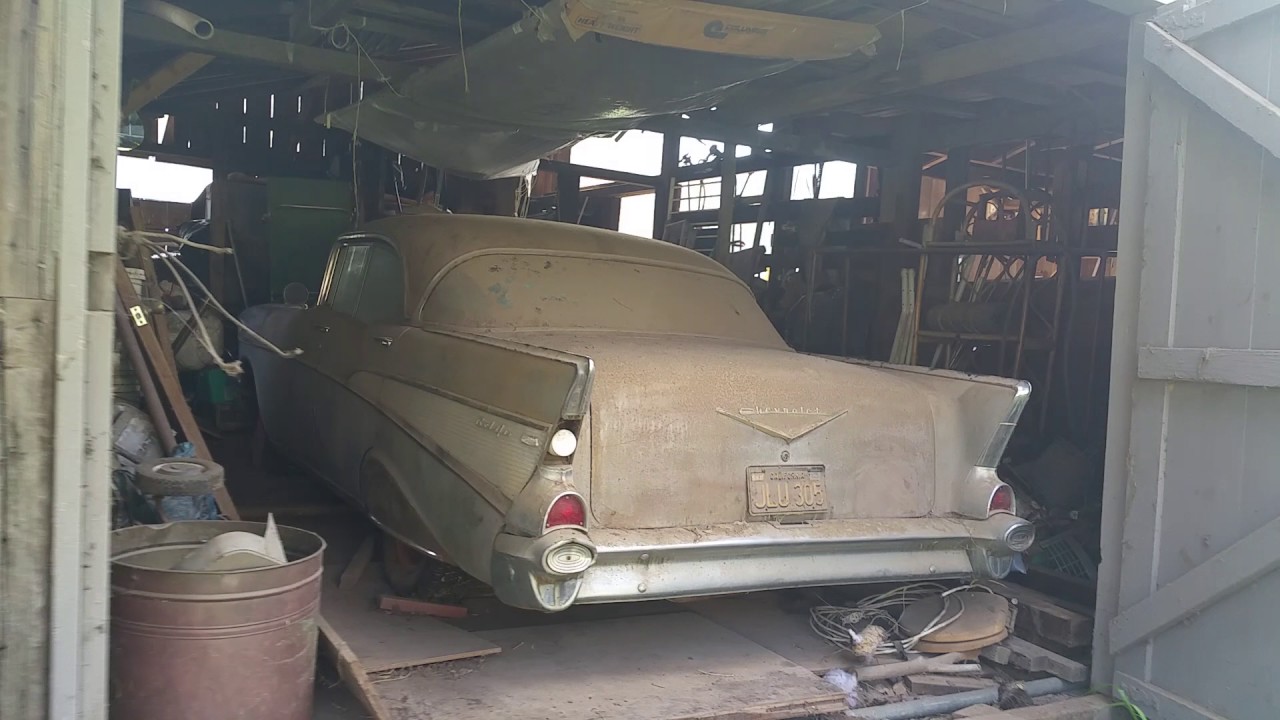 Barnyard find  1957 Chevy