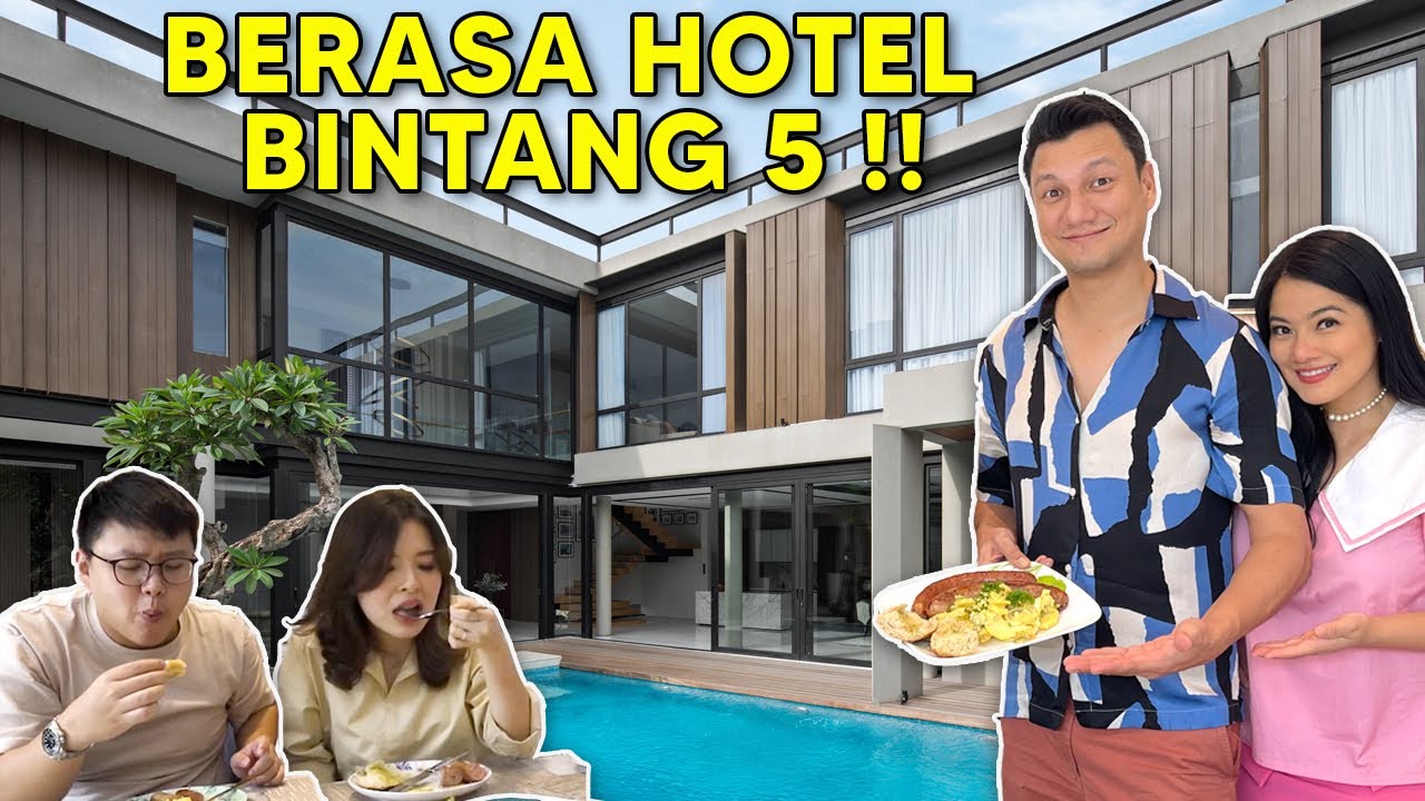MAKAN DI RUMAH TITI KAMAL & CHRISTIAN SUGIONO, KAYAK HOTEL BINTANG 5 !!