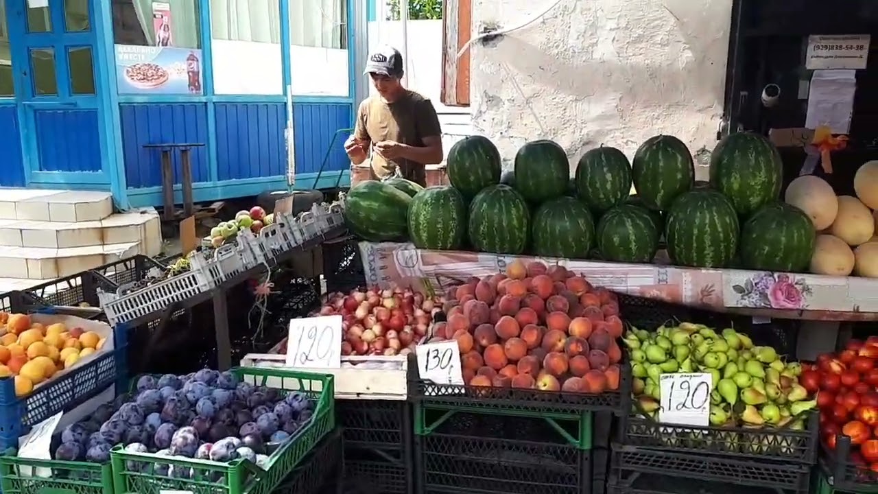 Каткова щель. Кафе, столовые,магазины по дороге к морю. Пляж. Цены на услуги.  Цены рынок Туапсе.