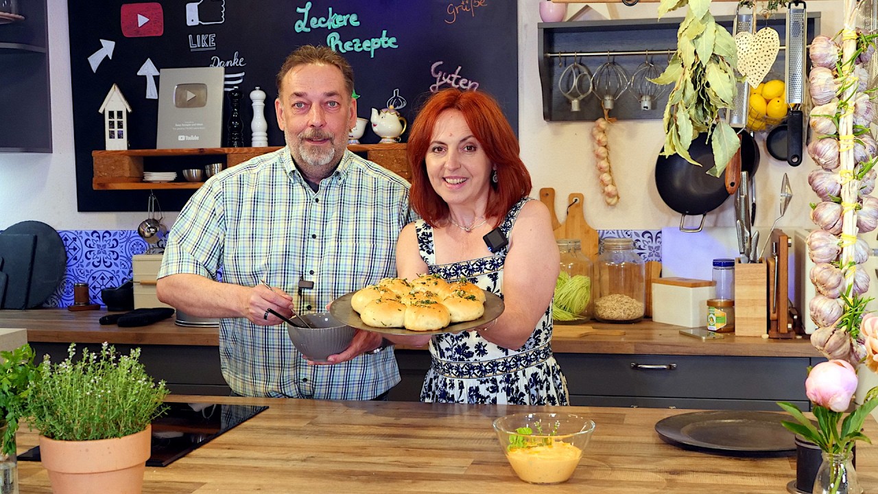 Pampuschki - Ukrainische Knoblauchbrötchen 👍 Wie herzhafte Buchteln