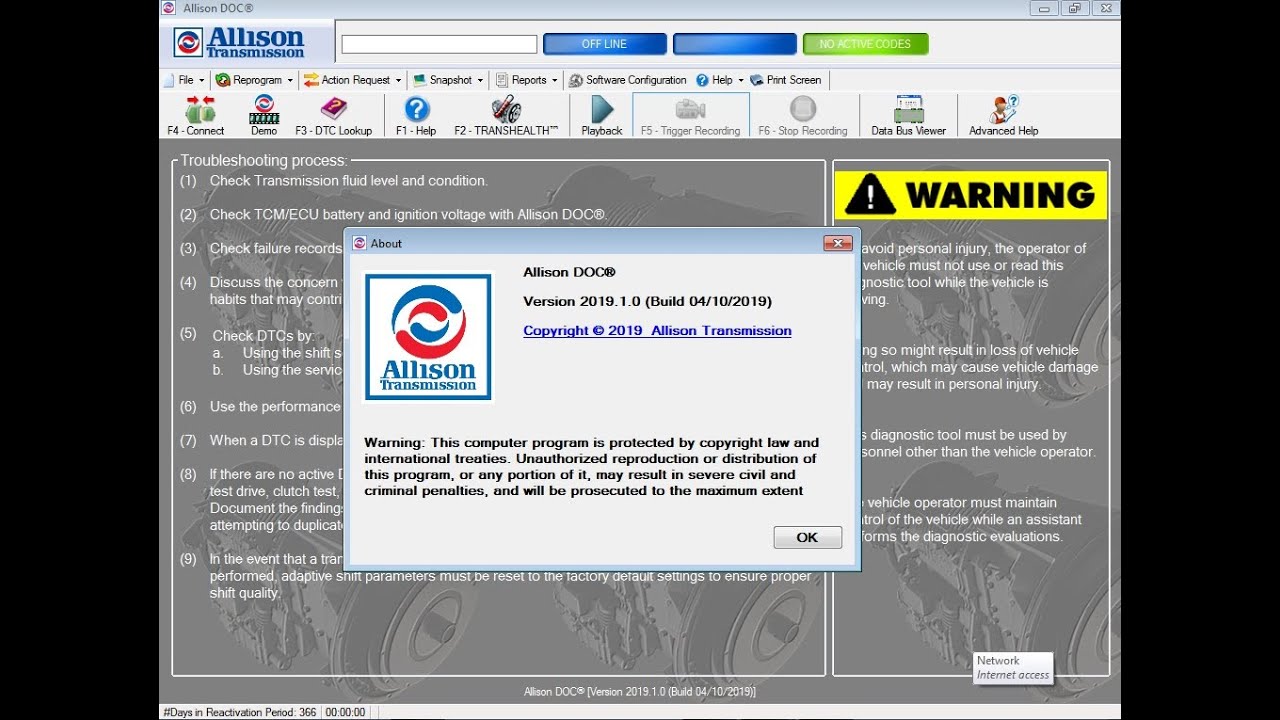 How to Install Allison DOC 2019