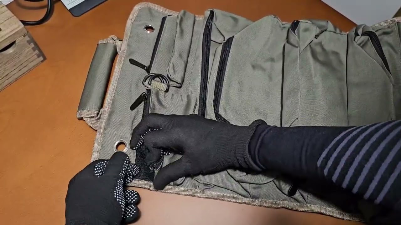 Boshiho Bolsa enrollable para herramientas, Útil para tus bricolajes de fin de semana
