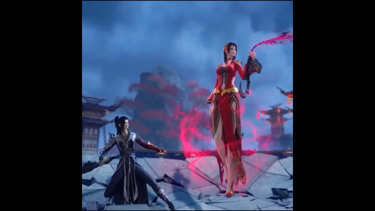 Queen Medusa always protect xiao yan || battle through the heavens ||#donghua#shorts#btth