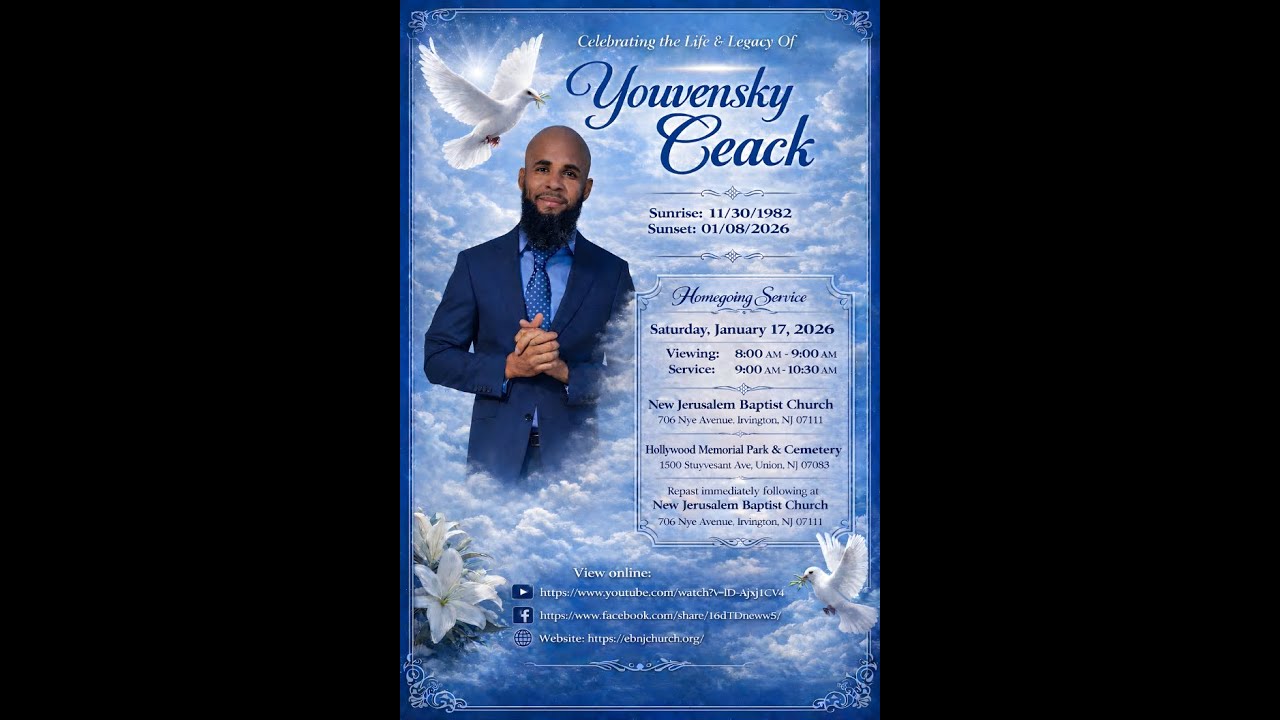 Homegoing Celebration | Burial Service | Youvensky Ceack | January 17, 2026