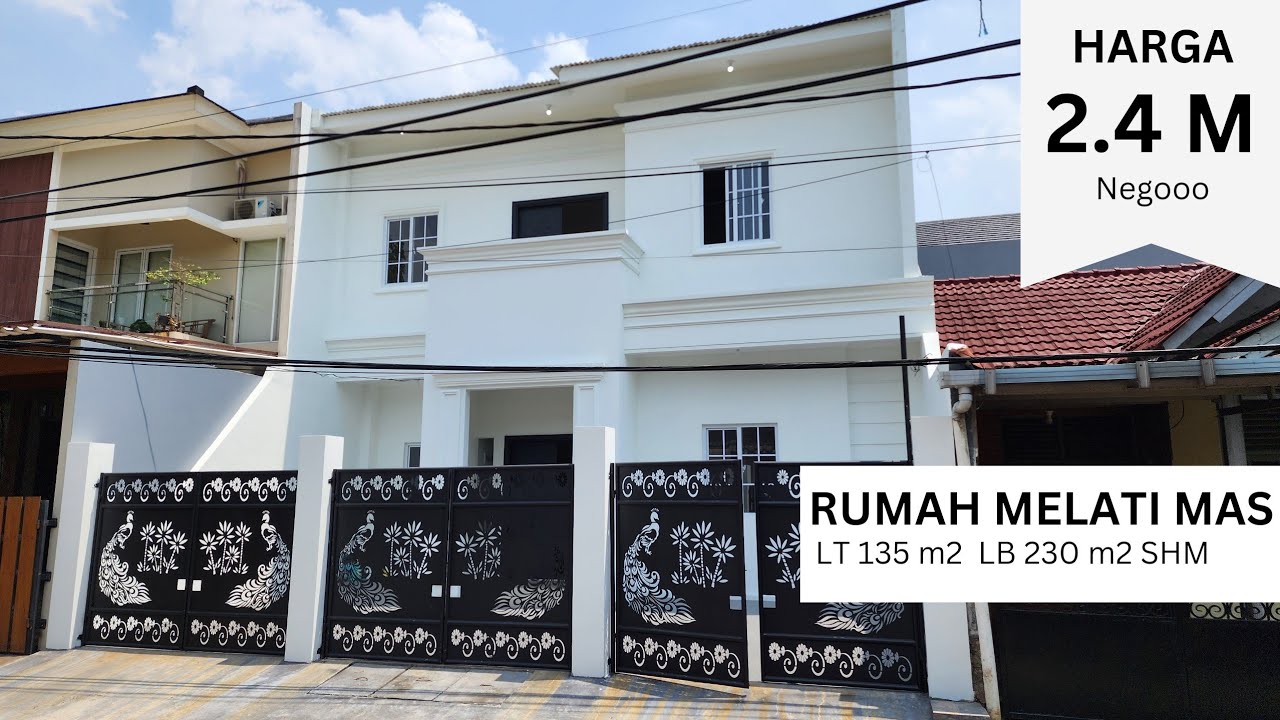 SOLD ‼️Rumah melati mas 2 lantai bangunan baru