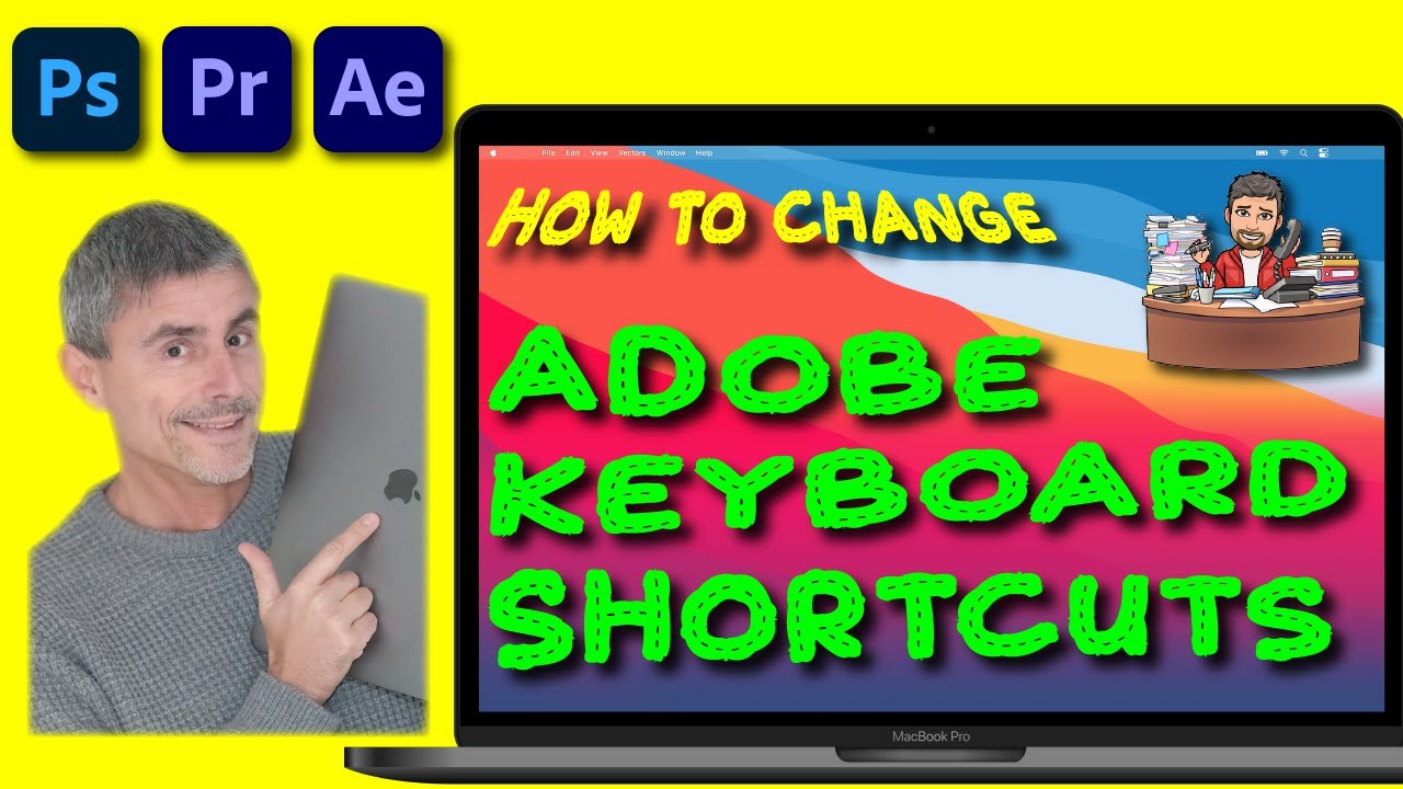 Adobe Keyboard Shortcuts Settings - Photoshop, Premiere, After Effects