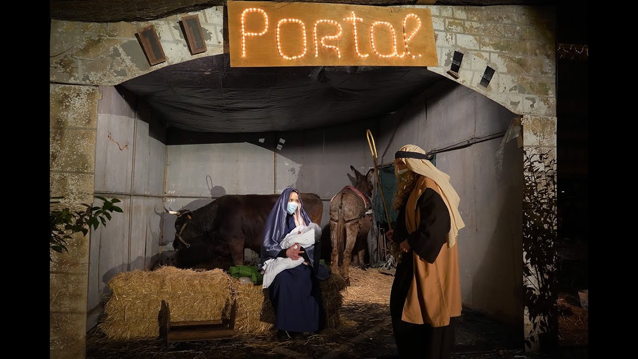 Belén viviente en Ponferrada 2021