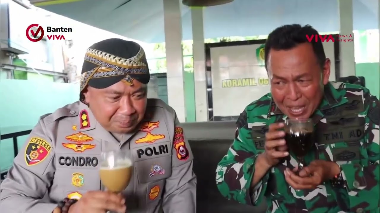 Keseruan Kapolres Serang Bareng TNI dan Masyarakat
