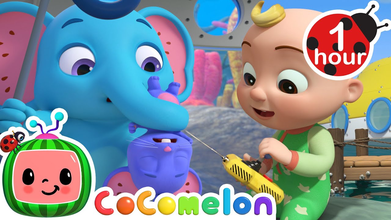 Submarine Control Issue🤿CoComelon JJ's Animal Time Nursery Rhymes and Kids Songs| After School Club