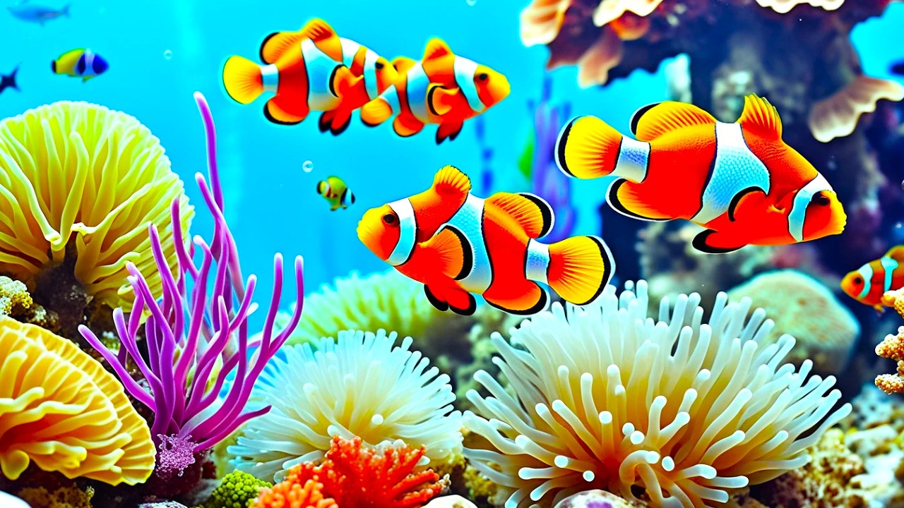 The Best 4K Aquarium - Explore the Stunning World of Sea Jellyfish and Beautiful Coral Reef Fish. #8