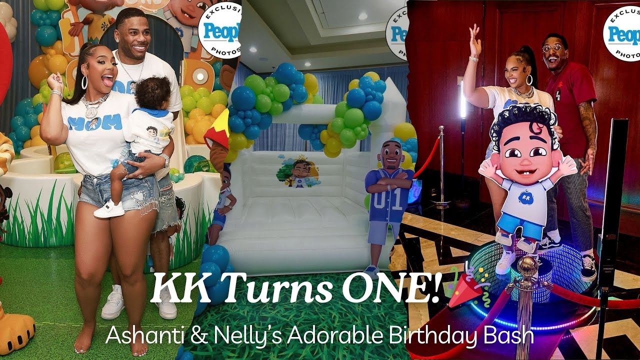 Ashanti & Nelly Throw EPIC 1st Birthday Party for Baby KK! 🎉