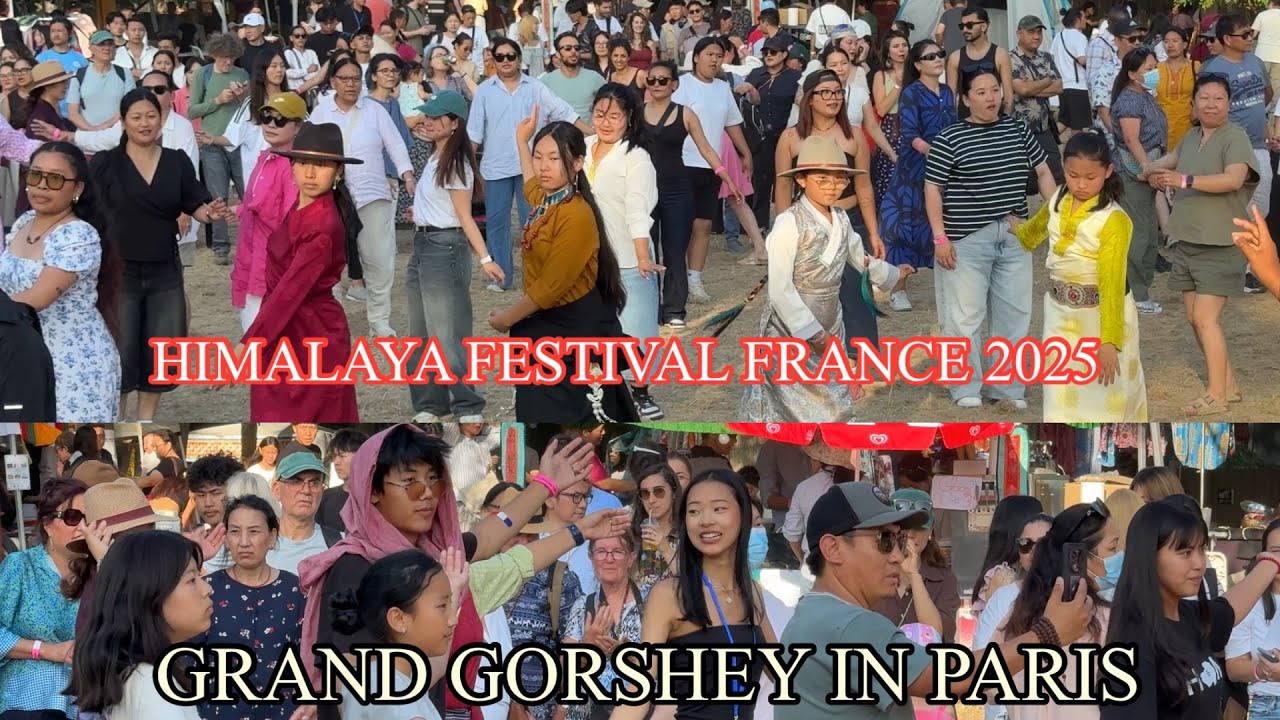 🇫🇷France Himalaya Festival Gorshey 2025 || Gorshey ||   Tibetan Culture Dance || Himalaya Festival.