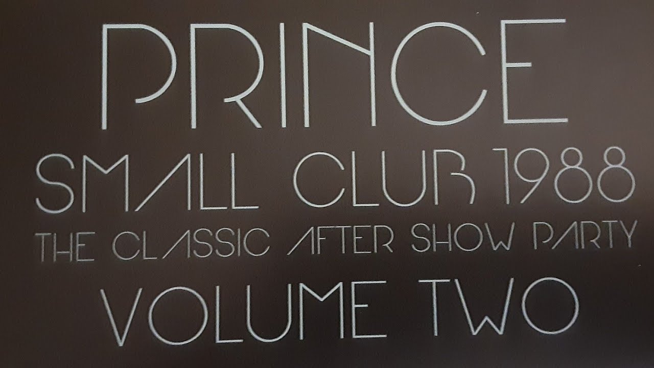 Prince Live Vinyl #3: Small Club 1988 Volume Two (review)