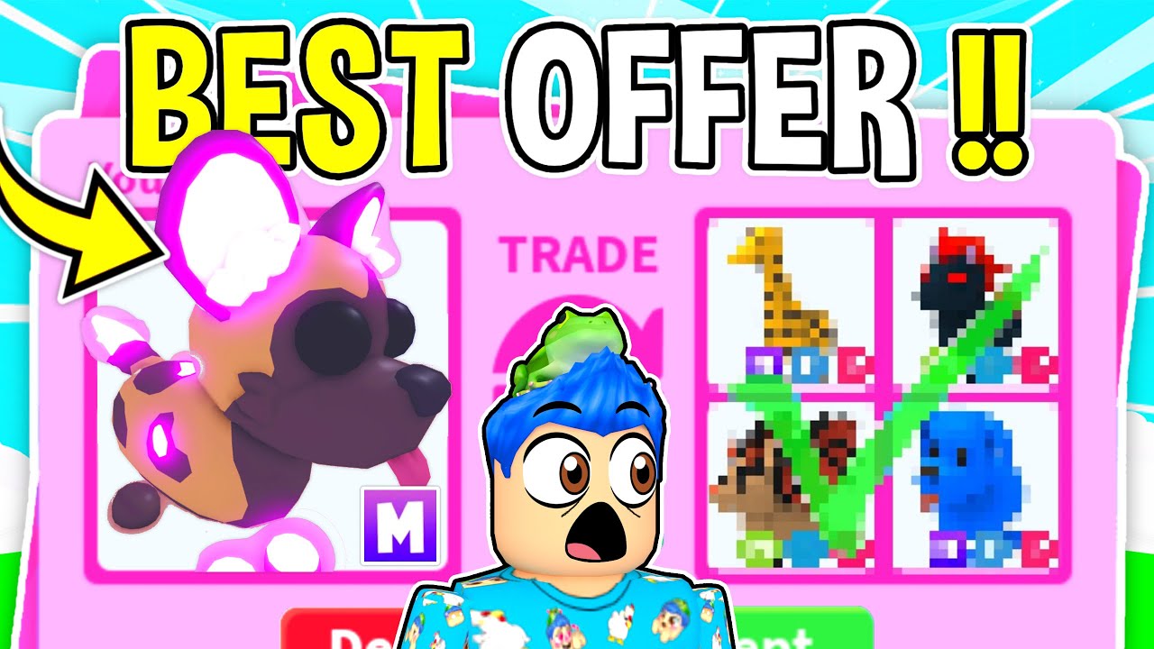 I Traded Away My *MEGA AFRICAN WILD DOG* For This… In Adopt Me!! Roblox Adopt Me RICH TRADING Proof