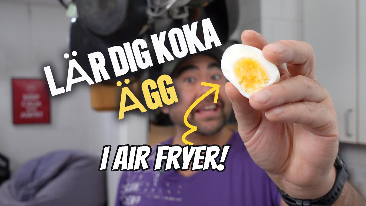 Perfekta Kokta Ägg i Air Fryer - Enkelt & Vetenskapligt Förklarat! 🥚