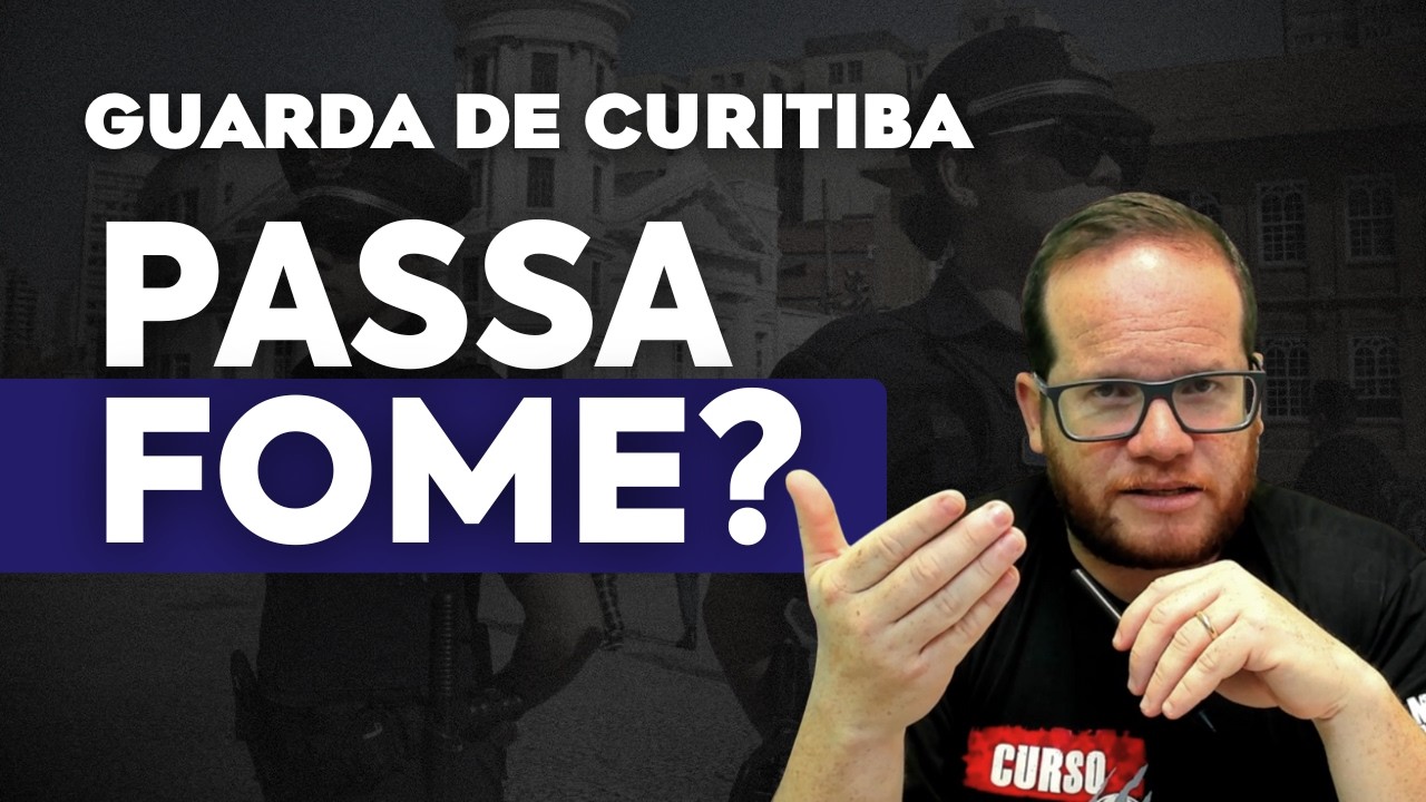 QUANTO GANHA UM GUARDA MUNICIPAL DE CURITIBA (2025)