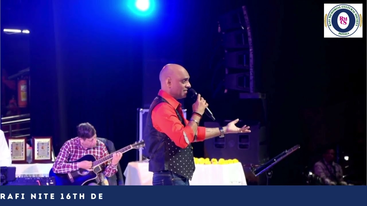 Mujhe le chalo aaj phir us gali mein | Mr. Rajesh Panwar | Live Rafi nite Tagore Theatre, Chandigarh